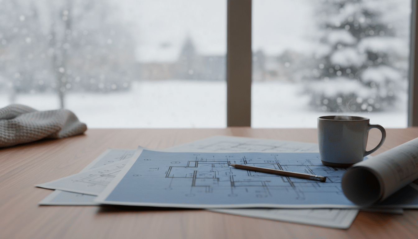 Winter planning season, often the best time to build a house on paper